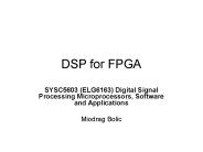 DSP for FPGA