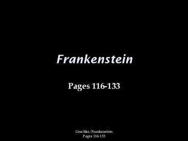 Frankenstein