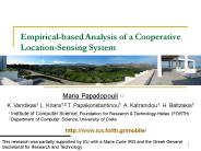 Empiricalbased Analysis of a Cooperative LocationSensing System