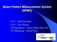Beam Pattern Measurement System