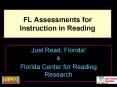 FL Assessments for Instruction in Reading PowerPoint PPT Presentation