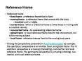 Reference Frame PowerPoint PPT Presentation