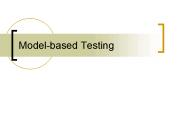 Modelbased Testing