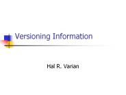 Versioning Information