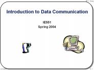 Introduction to Data Communication