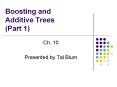 Boosting and Additive Trees Part 1 PowerPoint PPT Presentation