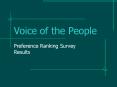 Voice of the People PowerPoint PPT Presentation