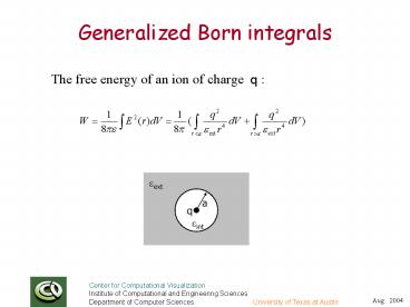 Center for Computational Visualization