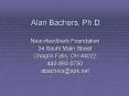 Alan Bachers, Ph.D. PowerPoint PPT Presentation