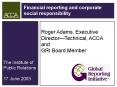 Financial reporting and corporate social responsibility PowerPoint PPT Presentation