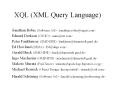 XQL (XML Query Language) PowerPoint PPT Presentation