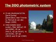 It was developed at the David Dunlap Observatory near Toronto by McClure PowerPoint PPT Presentation