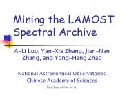 Mining%20the%20LAMOST%20Spectral%20Archive