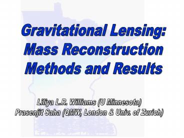 Cosmological Applications of Gravitational lensing