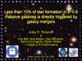 Less than 10% of star formation in z0.6 massive galaxies is directly triggered by galaxy mergers PowerPoint PPT Presentation