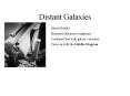Distant Galaxies PowerPoint PPT Presentation