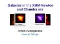 Galaxies in the XMMNewton and Chandra era PowerPoint PPT Presentation