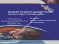 RELIABILITY AND QUALITY ASSURANCE PROGRAM FOR SPACE MISSIONSINDIAN SCENARIO PowerPoint PPT Presentation