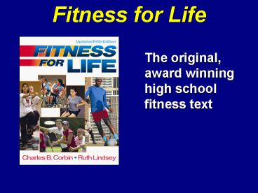 Fitness for Life