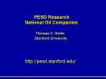 PESD Research National Oil Companies PowerPoint PPT Presentation