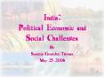 India: Political Economic and Social Challenges PowerPoint PPT Presentation
