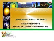 ENERGY PRESENTATION