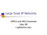 GMPLS and MPLS Examined