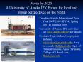 North by 2020: A University of Alaska IPY Forum for local and global perspectives on the North PowerPoint PPT Presentation