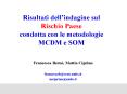 Risultati dellindagine sul Rischio Paese condotta con le metodologie MCDM e SOM PowerPoint PPT Presentation