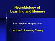 Neurobiology of Learning and Memory