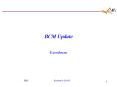 BCM Update PowerPoint PPT Presentation