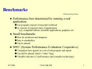 Benchmarks