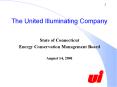 The United Illuminating Company PowerPoint PPT Presentation