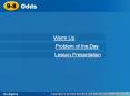 Odds PowerPoint PPT Presentation