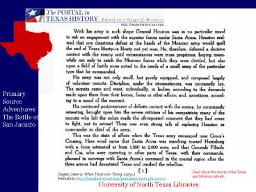 University of North Texas Libraries