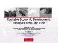 Equitable Economic Development: Examples From The Field PowerPoint PPT Presentation