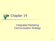 Integrated Marketing Communication Strategy