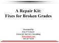 A Repair Kit: PowerPoint PPT Presentation