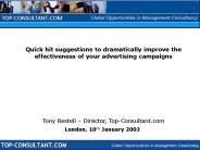 London, 10th January 2003