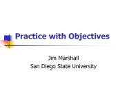 Practice with Objectives