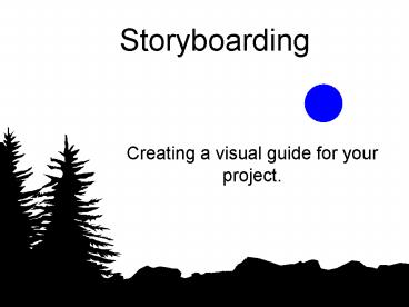 Storyboarding