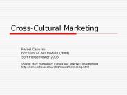 Cross-Cultural Marketing