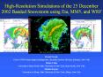 High-Resolution Simulations of the 25 December 2002 Banded Snowstorm using Eta, MM5, and WRF PowerPoint PPT Presentation