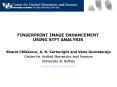 FINGERPRINT IMAGE ENHANCEMENT USING STFT ANALYSIS PowerPoint PPT Presentation