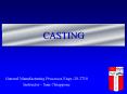 CASTING PowerPoint PPT Presentation