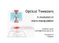 Optical Tweezers PowerPoint PPT Presentation