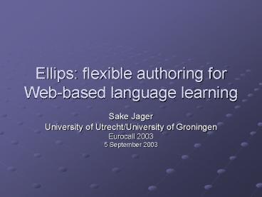 presentation player overlay