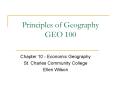Principles of Geography GEO 100 PowerPoint PPT Presentation
