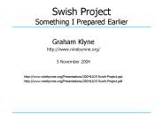 Swish Project Something I Prepared Earlier