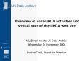 Overview of core UKDA activities and virtual tour of the UKDA web site PowerPoint PPT Presentation